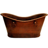 Adamo Freestanding Hammered Copper Bath Tub NBT-ADA series