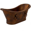 Adamo Freestanding Hammered Copper Bath Tub NBT-ADA series