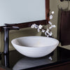 translucent white onyx vessel sink lifestyle
