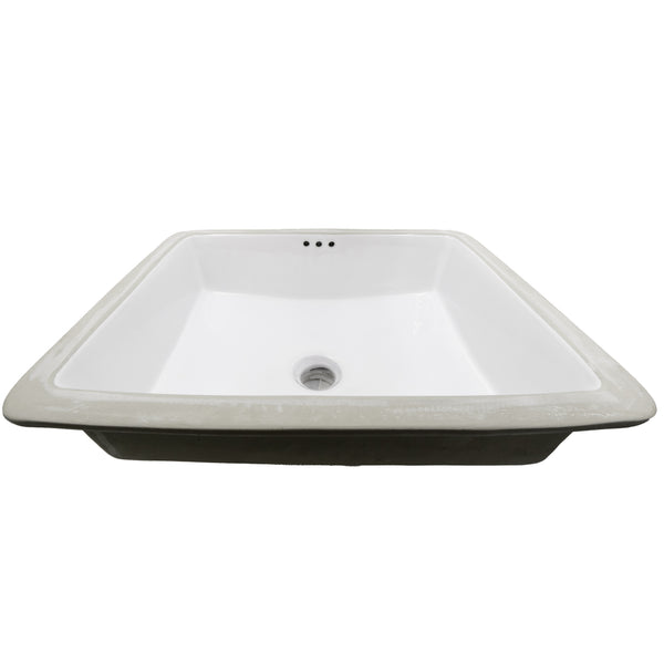 Stalwart 11.325 in. x 17.75 in. x 15.325 in. White Plastic Sink