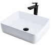 Contemporary Rectangular Porcelain Sink Combo NSFC-01321368 Series