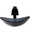 Clear Slate Grey Glass Vessel Bath Sink Combo Series NSFC-324G136