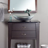 Slipper Silver Foiled Glass Vessel Bath Sink Combo Series NSFC-70328031001