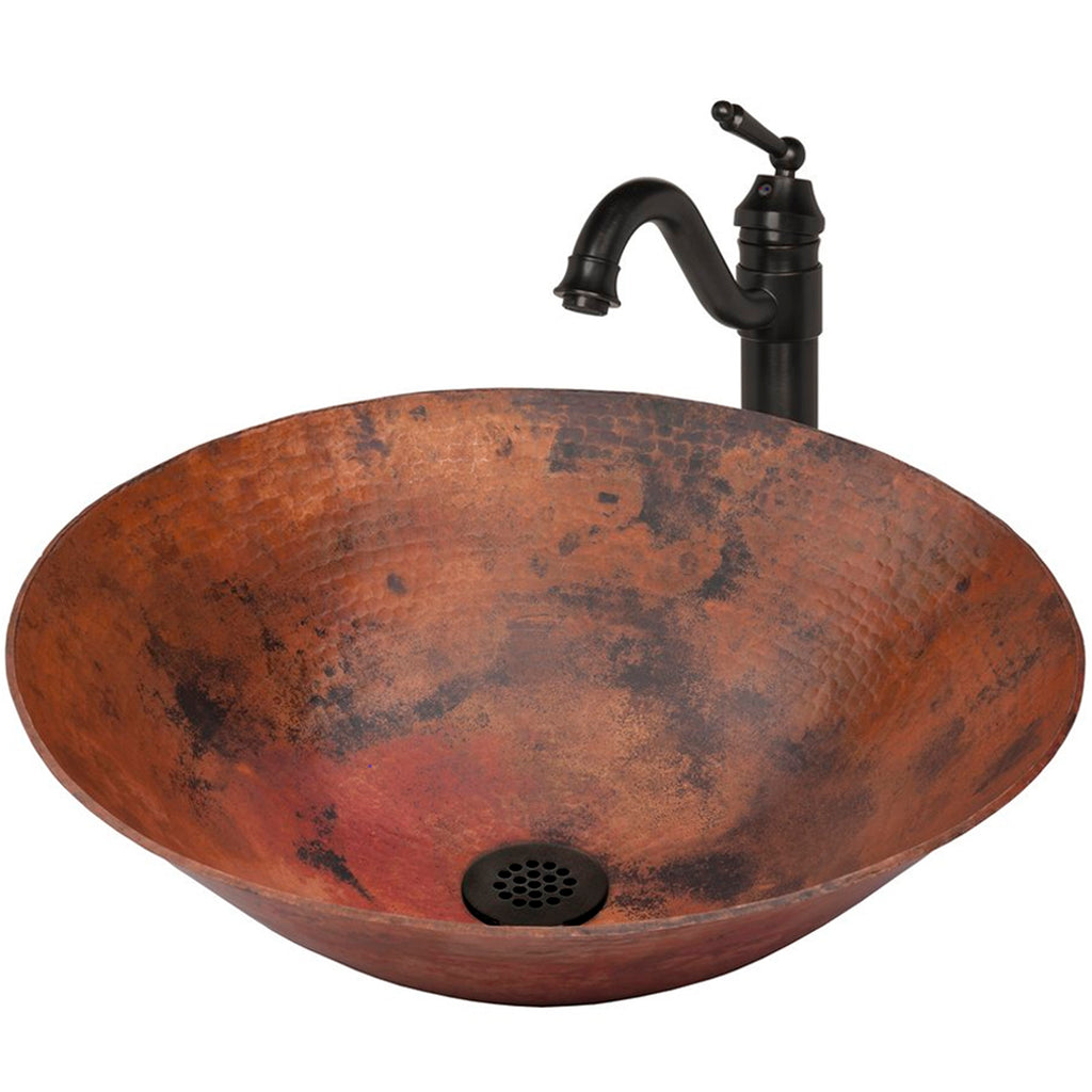 Copper Vessel Bath Sink Set