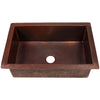 Single Bowl Undermount Copper Kitchen Sink