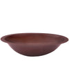 oval copper bath sink