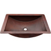hammered copper bath sink