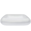 square white vessel sink