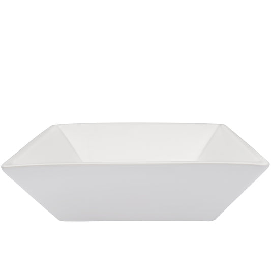 Square white ceramic Vessel Bathroom Sink NO OVERFLOW