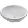 Carrara White Marble Vessel Sink