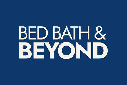 Bed Bath & Beyond logo on a blue background