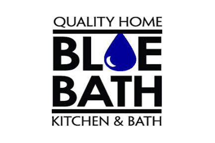 Logo of Blue Bath Kitchen & Bath on a white background