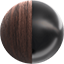 Café Mocha / Matte Black