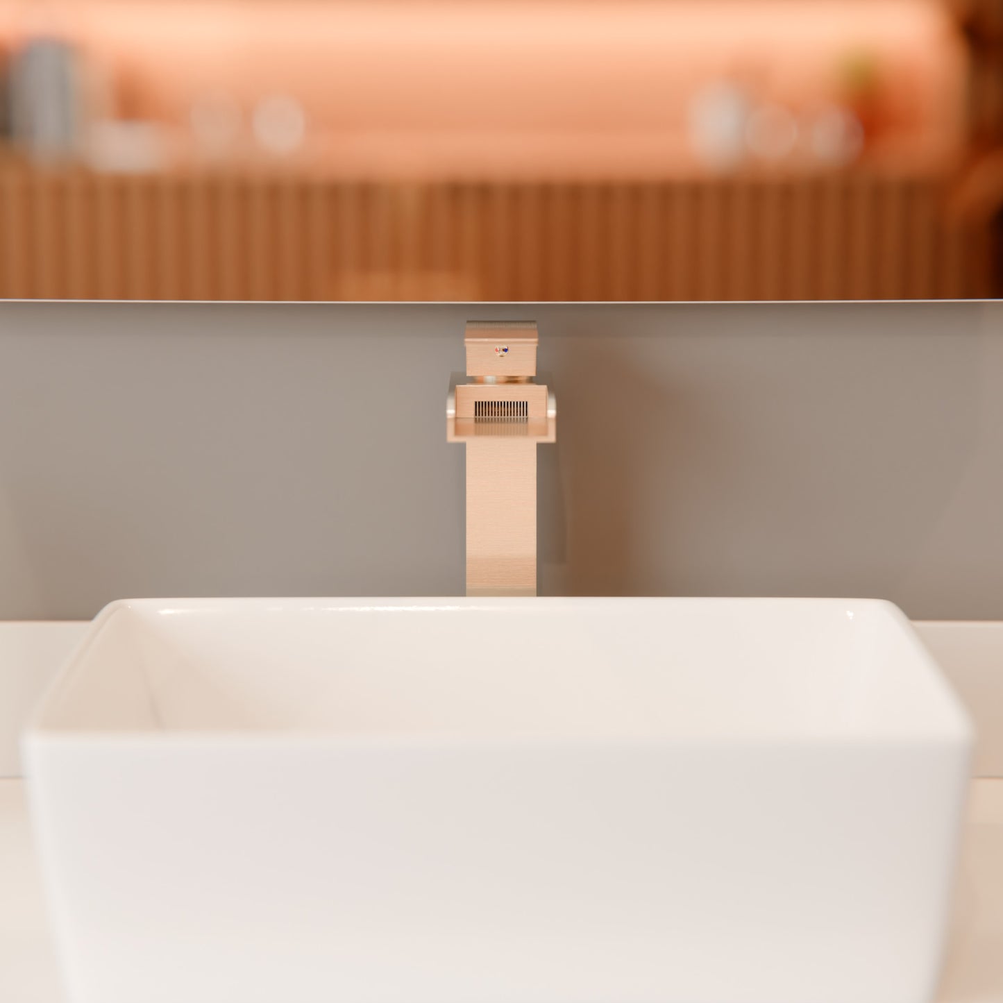 Crave Modern Waterfall Single Hole Vessel Bath Faucet, GF-135 Series