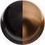 Oil-Rubbed Bronze / Brown Glass