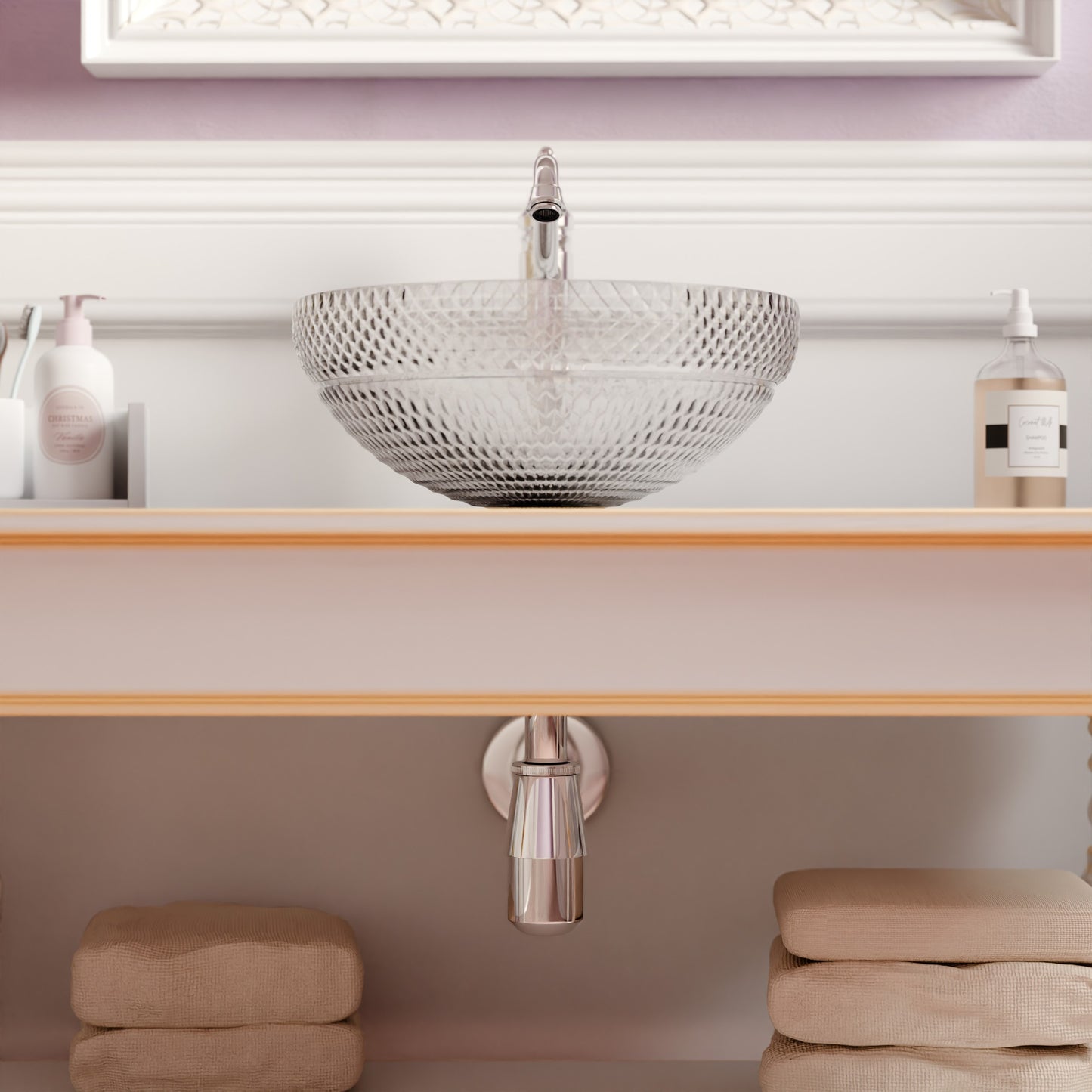 Solid Brass Decorative 1.25-inch Bottle Trap, PTRAP-02 series