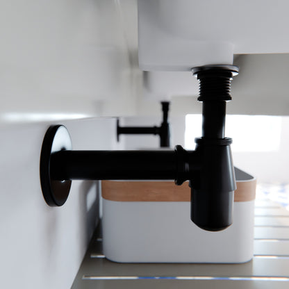 Solid Brass Decorative 1.25-inch Bottle Trap, PTRAP-02 series