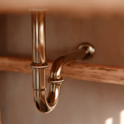 Solid Brass Decorative 1.25-inch U-Shape P-Trap, PTRAP series