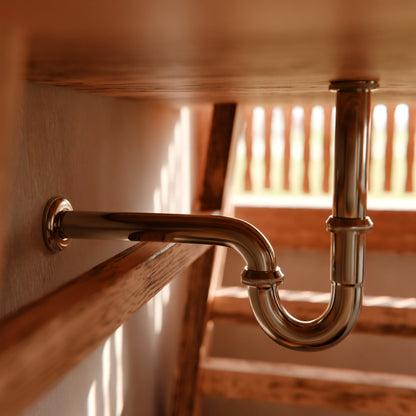 Solid Brass Decorative 1.25-inch U-Shape P-Trap, PTRAP series