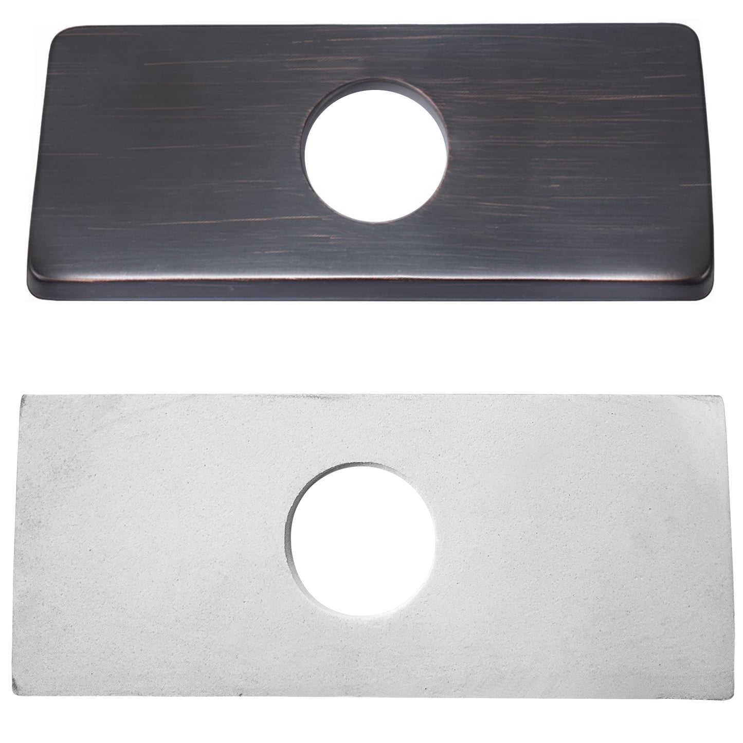 6-inch Rectangle Bathroom Faucet Deck Plate, D3 Series