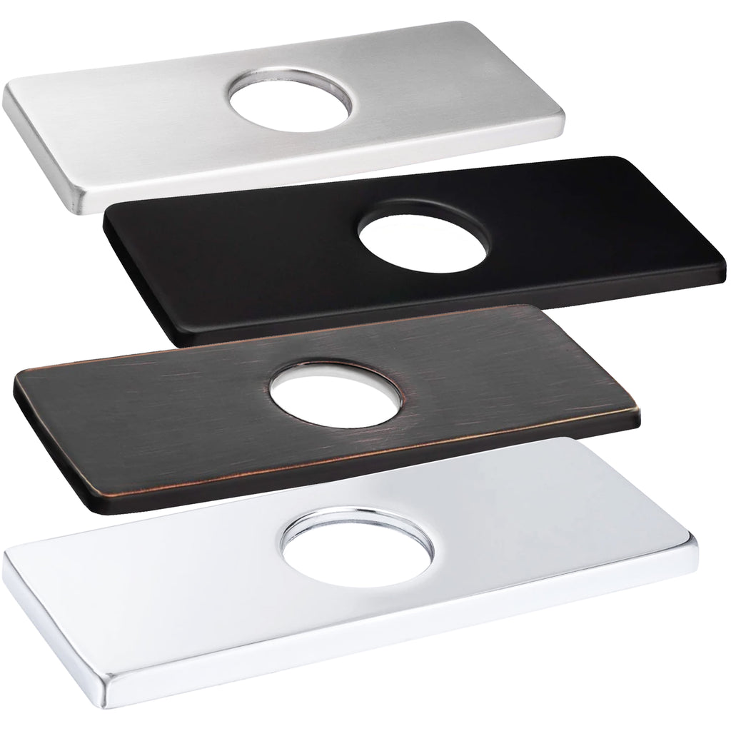 6-inch Rectangle Bathroom Faucet Deck Plate, D3 Series – Novatto