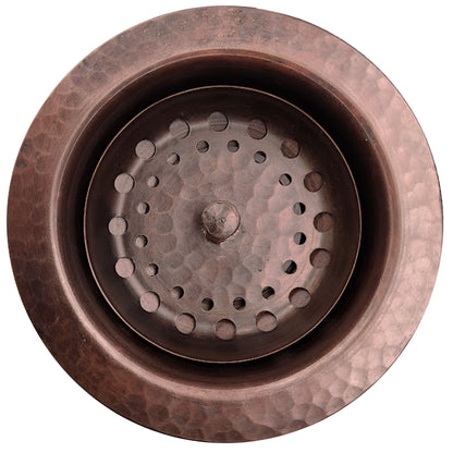 Rectangle Hammered Copper Bar Sink, TCB-002AN