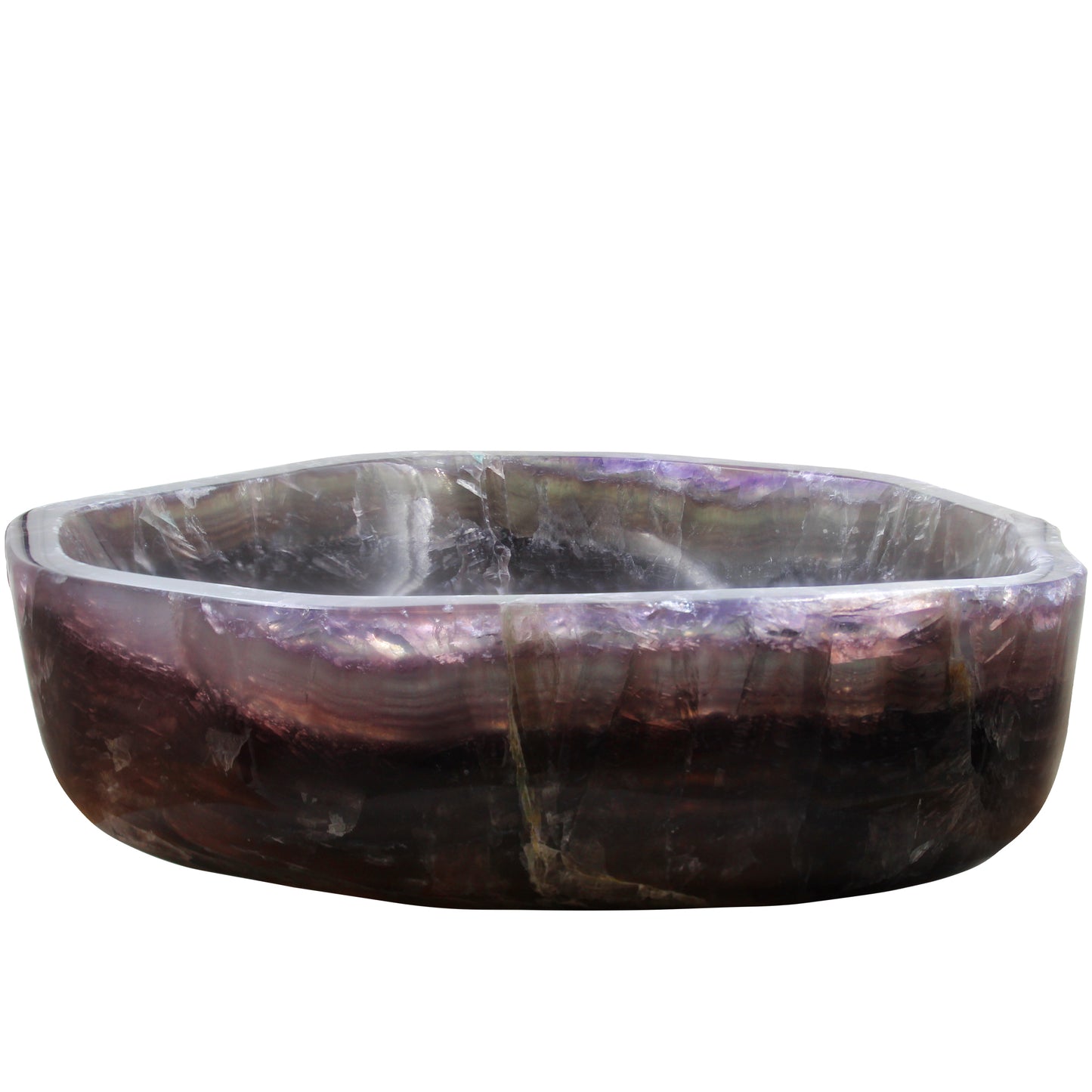 Natural Purple Onyx Irregular Stone Vessel Bath Sink NOSV-PO