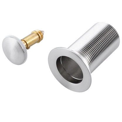 Solid Brass Pop-up Clicker Drain Less Overflow - PDA-001 Series