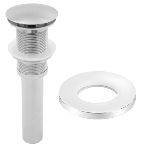 Pop-Up Drain without Overflow, Mounting Ring, PUD-MR series