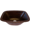 Rectangle Hammered Copper Bar Sink, TCB-002AN