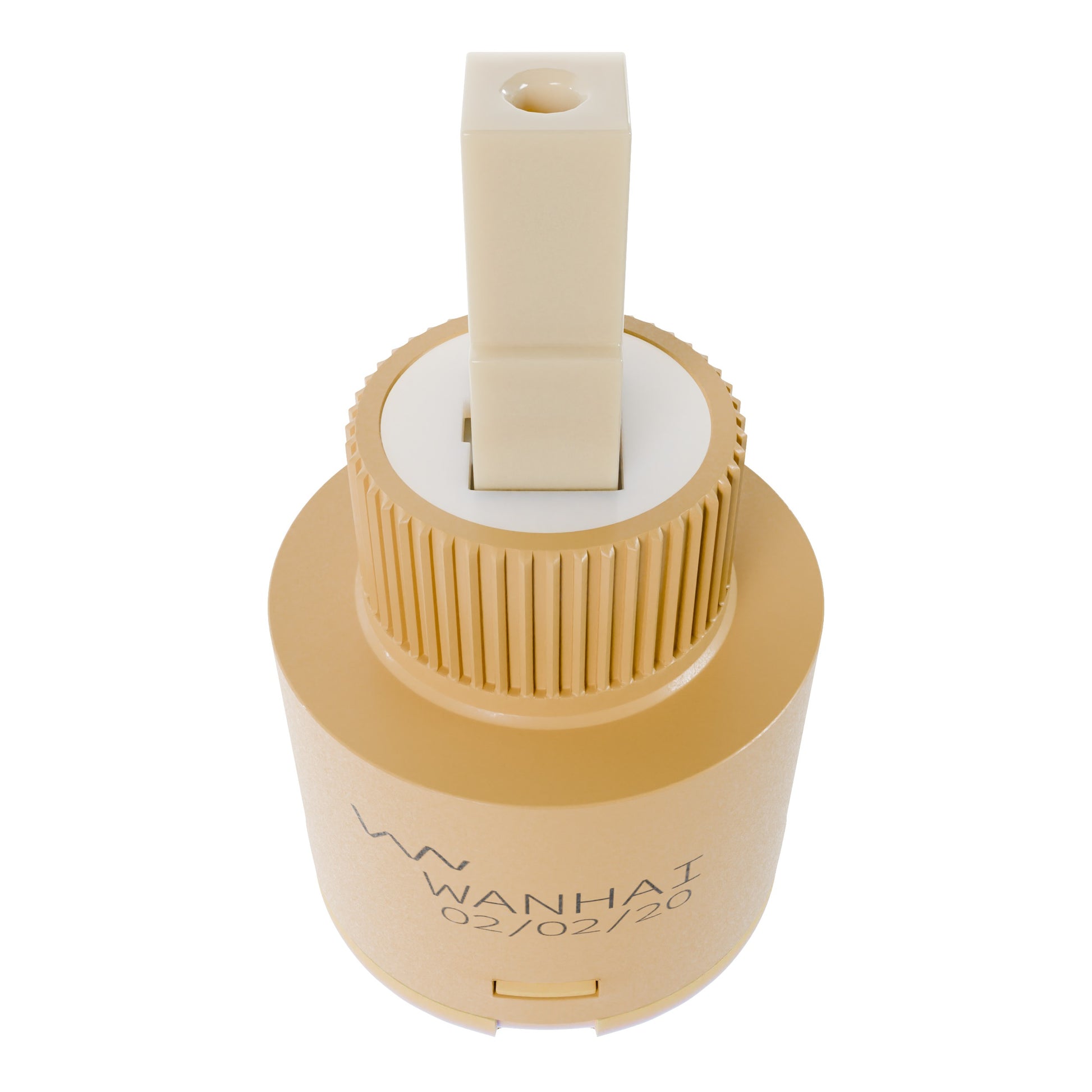 Novatto 35mm bath faucet cartridge part, 061-CAR, showing the internal ceramic valve for replacement or repair.