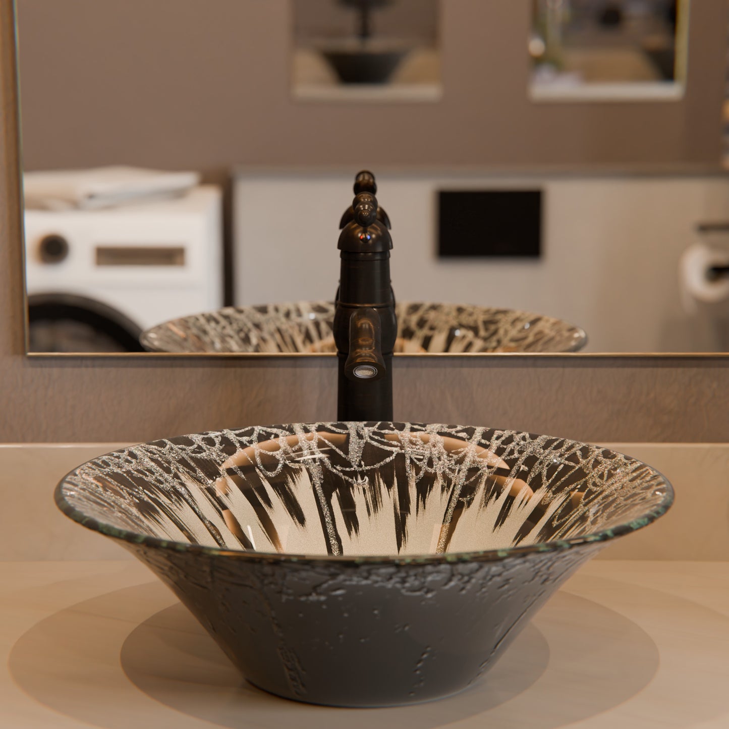 Madison Mid-Century Single Hole Vessel Bath Faucet, BM-008 Series