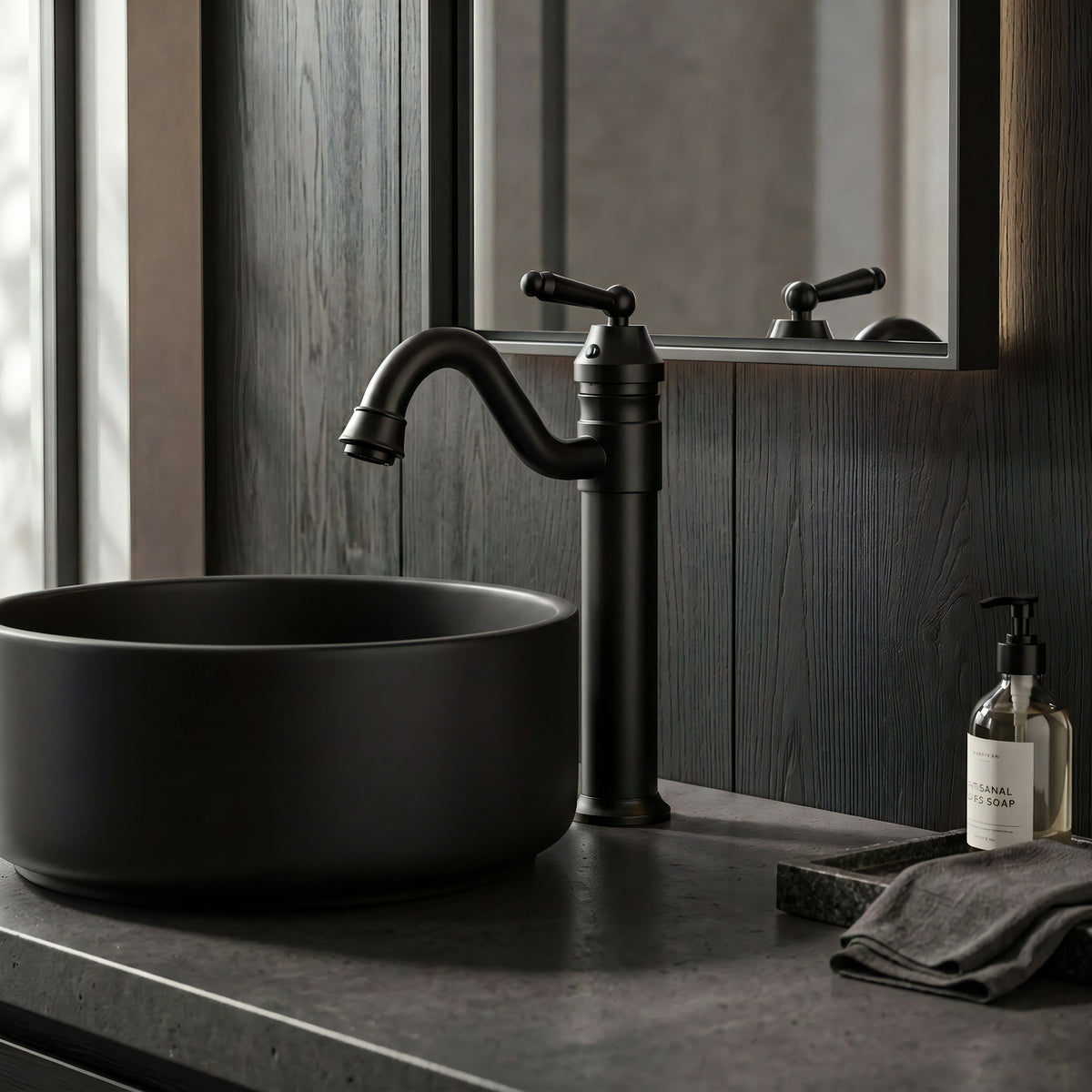 Century Traditional Single Hole Vessel Bathroom Faucet, BM-359 Series