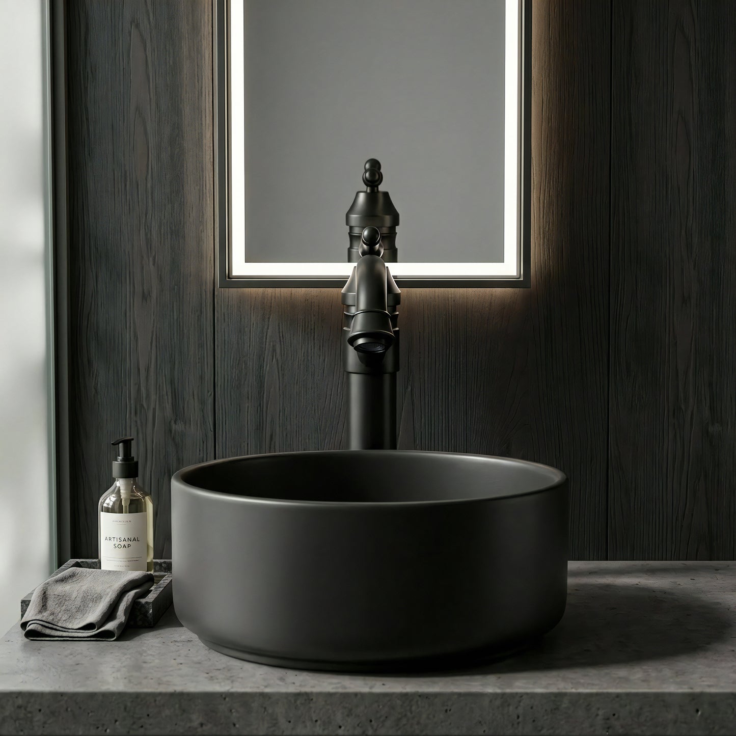 Century Traditional Single Hole Vessel Bathroom Faucet, BM-359 Series
