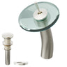 Brushed Nickel / Clear Glass (BN-C-PUD)