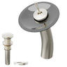 Brushed Nickel / Grey Glass (BN-S-PUD)