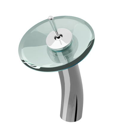 Falls Modern Waterfall Single Hole Vessel Bath Faucet, GF-001 Series