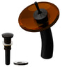 Oil-Rubbed Bronze / Brown Glass (ORB-T-PUD)