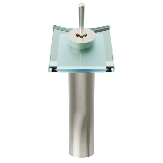 Squared Modern Waterfall Single Hole Vessel Bathroom Faucet, GF-011 Series