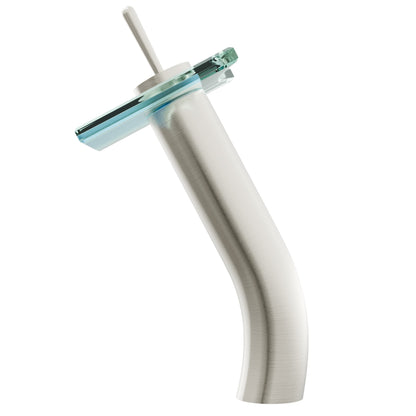 Squared Modern Waterfall Single Hole Vessel Bathroom Faucet, GF-011 Series