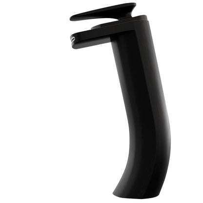 Cascade Modern Waterfall Single Hole Vessel Bath Faucet, GF-057