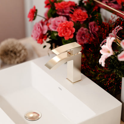 Modern Single Handle Waterfall Lavatory Faucet, GF-123S Series