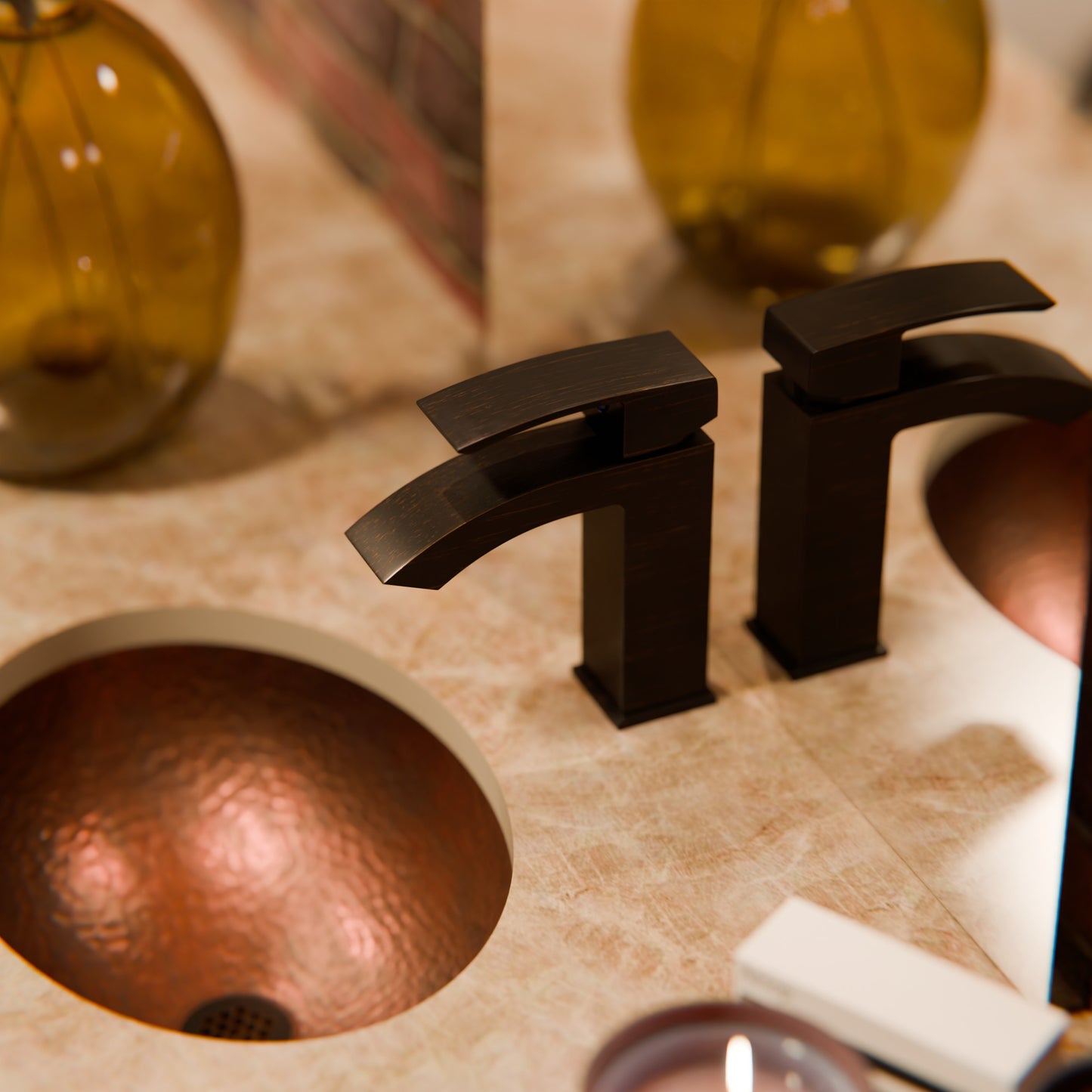 Modern Single Handle Waterfall Lavatory Faucet, GF-123S Series