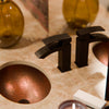 Oval Copper Undermount Bath Sink in Antique TCU-002AN