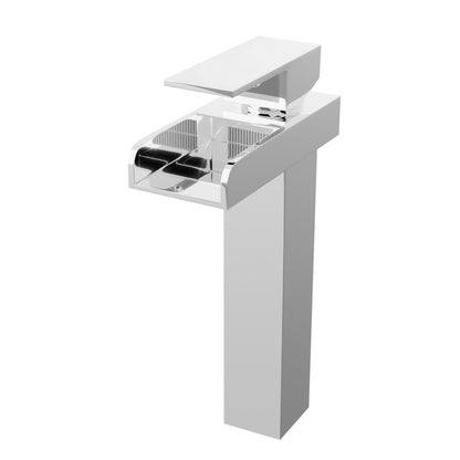 Crave Modern Waterfall Single Hole Vessel Bath Faucet, GF-135 Series