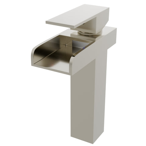 Modern Single Handle Waterfall Lavatory Faucet, GF-135S Series