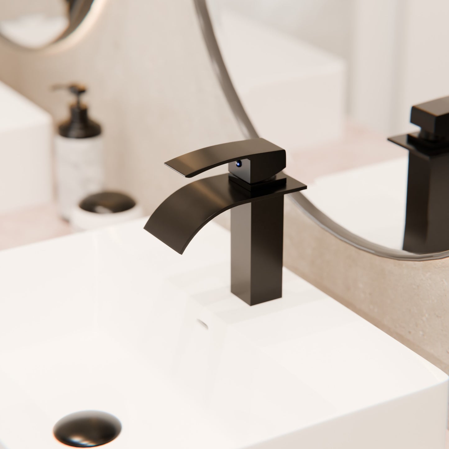 Modern Remi Single Handle Waterfall Bath Faucet GF-136S Series