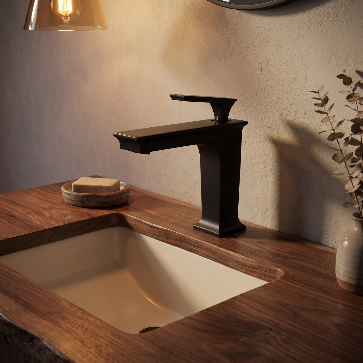 Traditional single handle Novatto bathroom lavatory faucet from GF-368S series, featuring a sleek design and chrome finish.