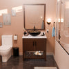 Hand Painted Azure Glass Vessel Bath Sink NOHP-G031-16
