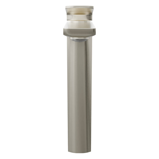 Novatto Thix Modern single hole vessel bathroom faucet from NBF-005 series shown from front view, featuring sleek brushed nickel finish.